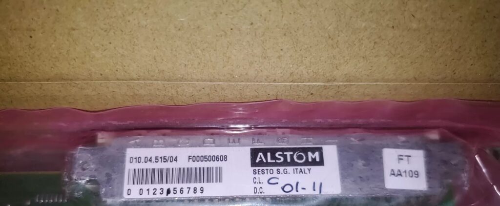 Alstom CPU Mainboard 010.04.515/04 thumbnail