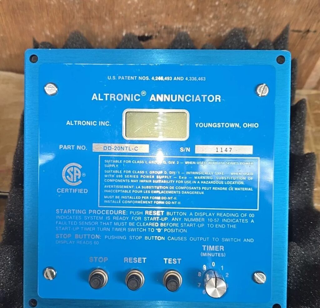 Altronic Alarm Annunciator DD-20NTL-C thumbnail