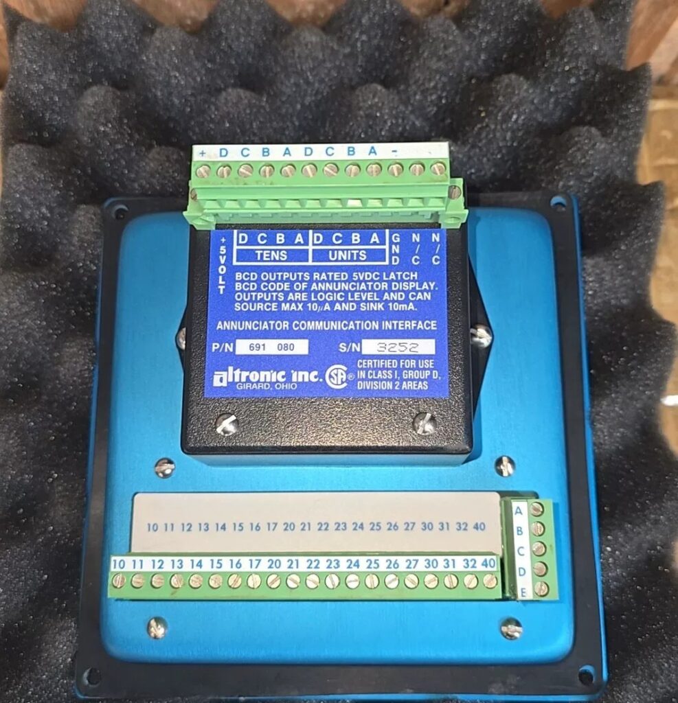 Altronic Alarm Annunciator DD-20NTL-C thumbnail