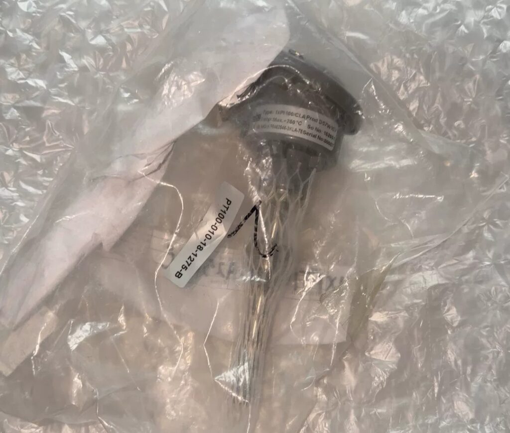 Barksdale Temperature Sensor 1xPt100/CL.A