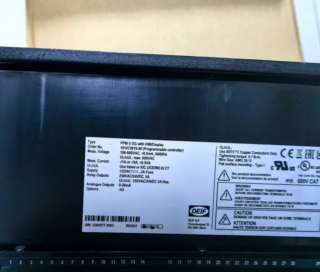 DEIF Controller PPM-3 DG 101072019.40 thumbnail