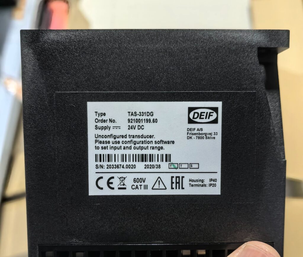DEIF Transmitter TAS-331DG thumbnail