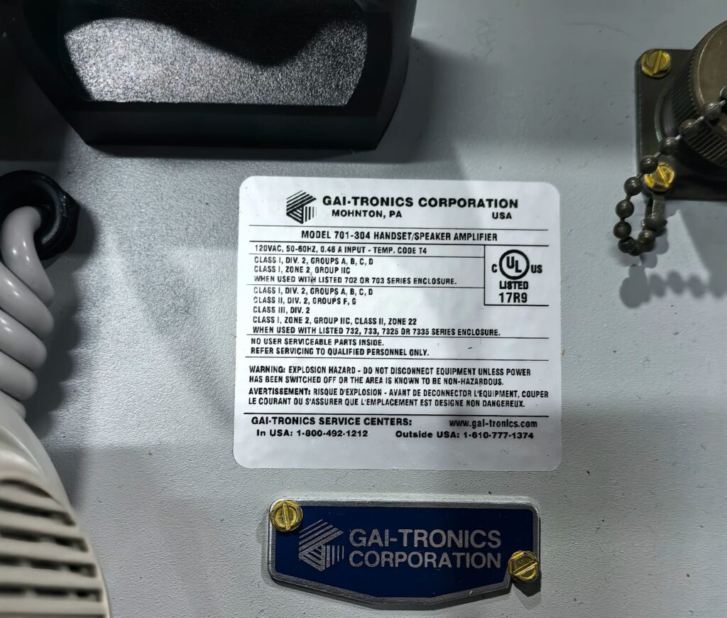GAI-TRONICS Explosion-proof Telephone 335-001 thumbnail