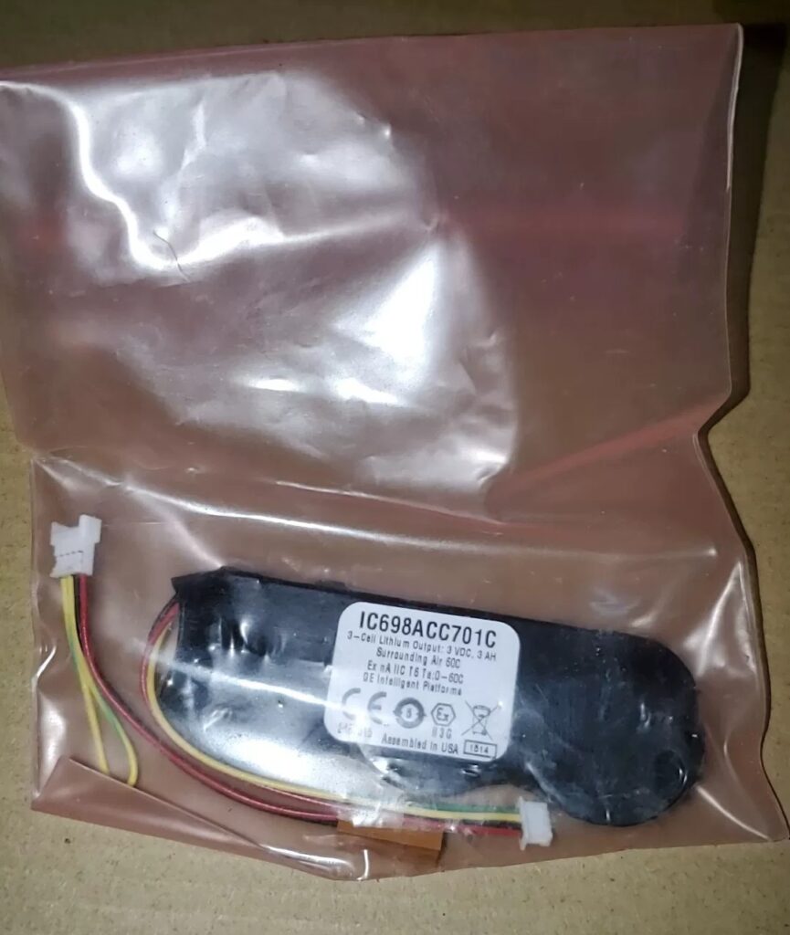 GE RX7i CPU Battery IC698ACC701C