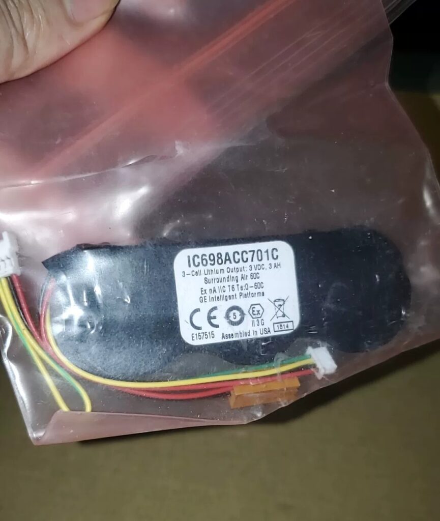 GE RX7i CPU Battery IC698ACC701C thumbnail