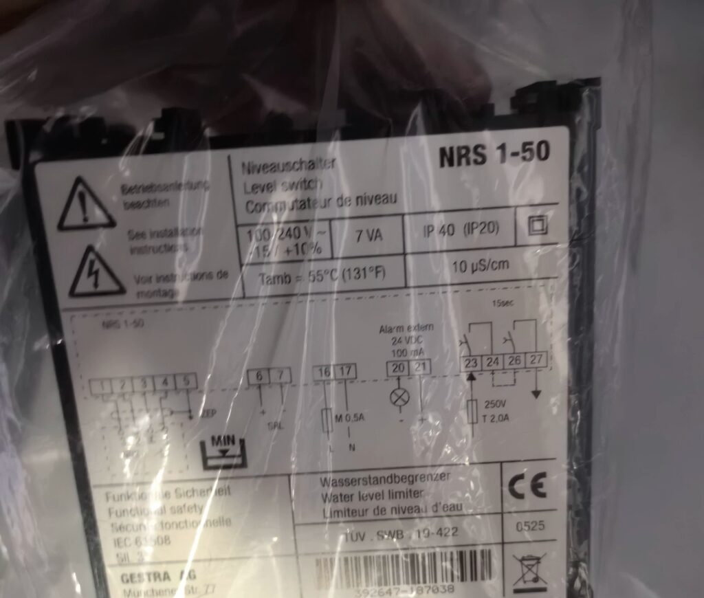 GESTRA Level Controller NRS 1-50 thumbnail