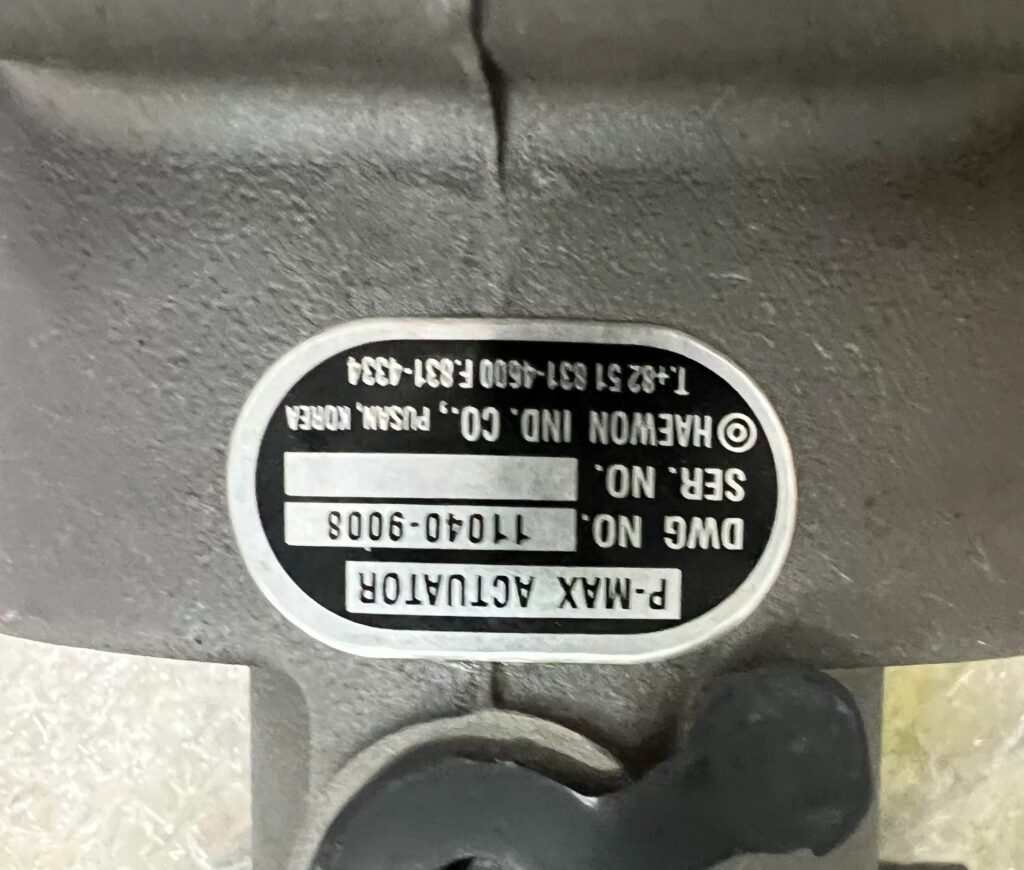 HADEWON P-MAX Hydraulic Actuator 11040-900