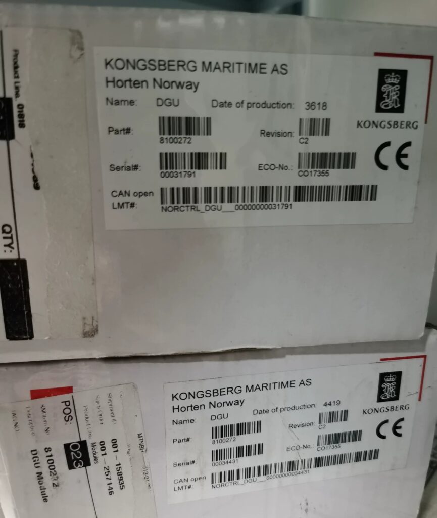 KONGSBERG DGU Acquisition Module 8100272 thumbnail