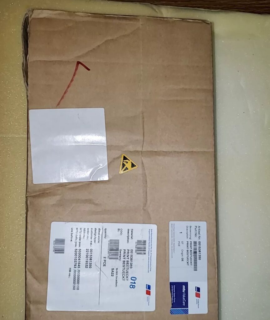 MTU Diesel Engine Spare Part 0015381350