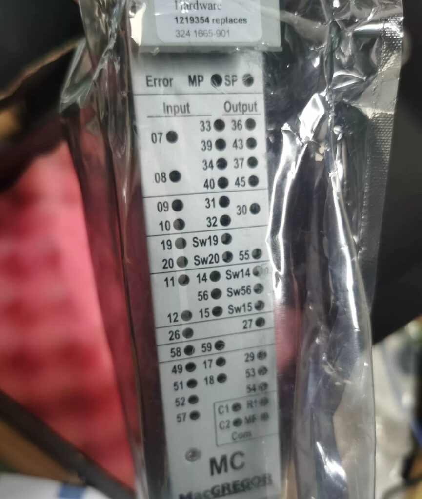 MacGregor Crane Control Board MC thumbnail