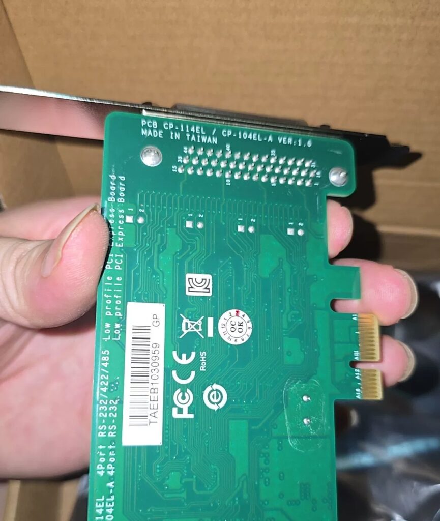 Moxa 4-Port PCIe Serial Card CP-104EL-A thumbnail