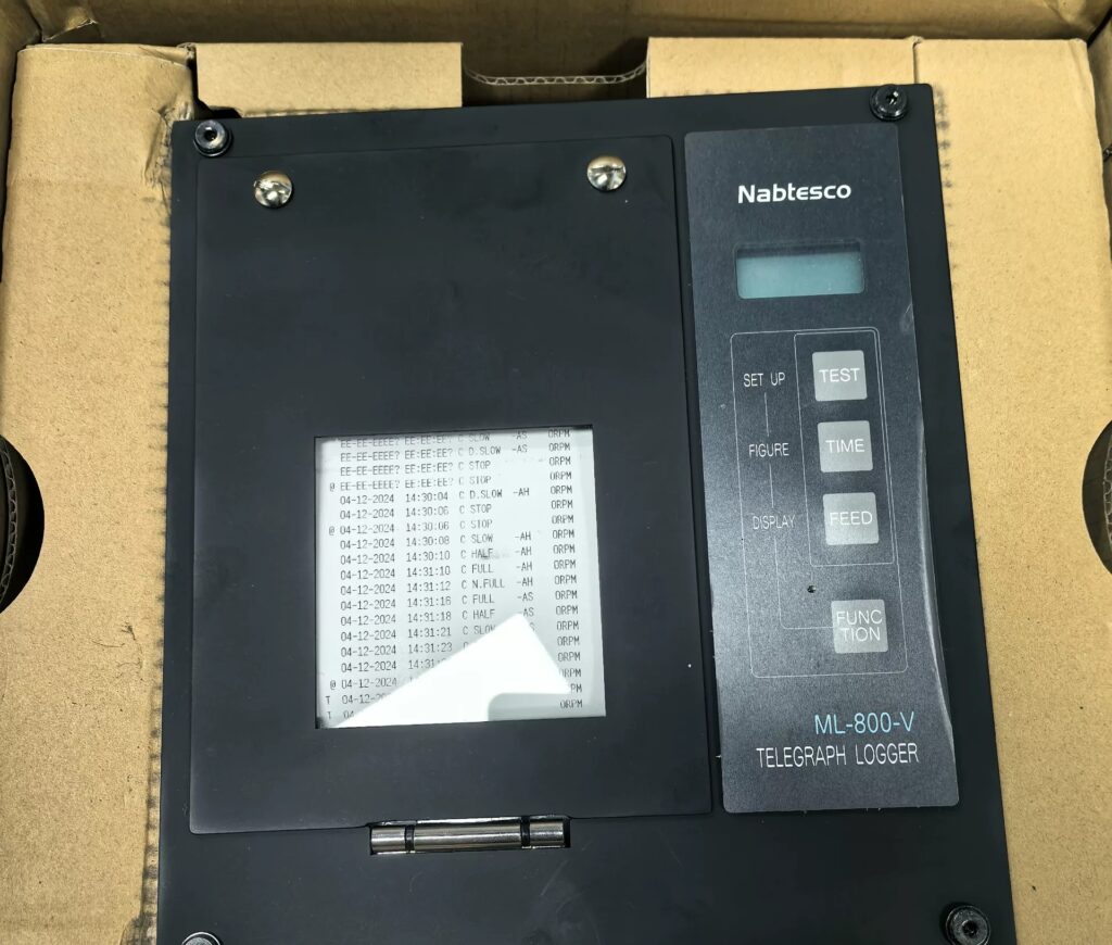Nabtesco Telegraph Logger ML-800-V