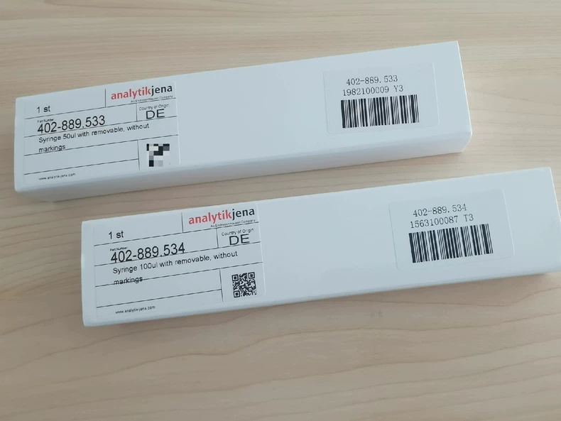Analytikjena Syringe 402-889.533 402-889.534