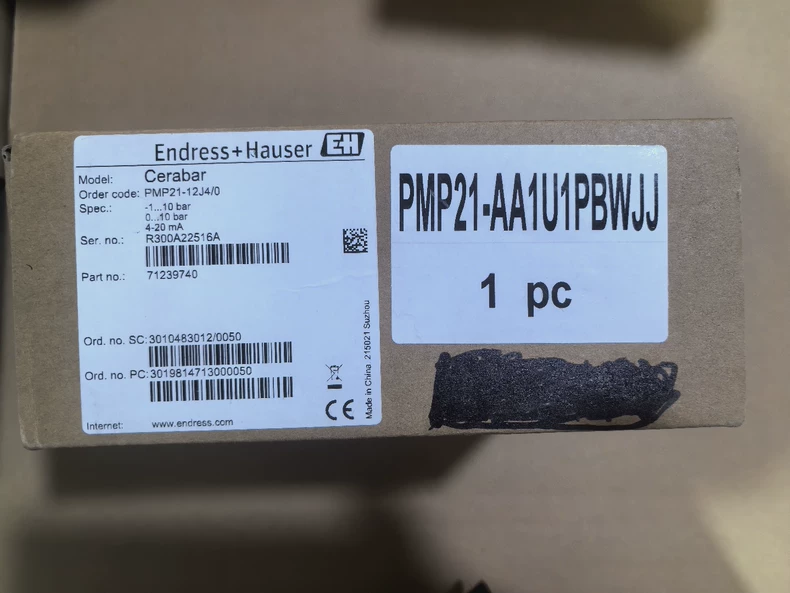 E+H Transmitter PMP21-12J4/0PMP21-AA1U1PBWJJ