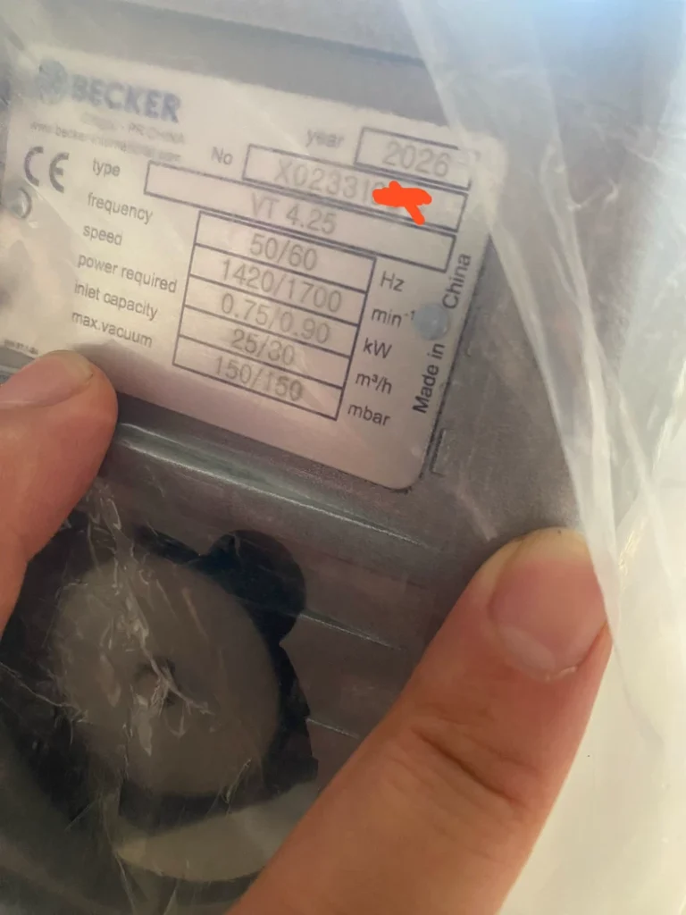 BECKER VT4.25 Vacuum Pump X023310 thumbnail