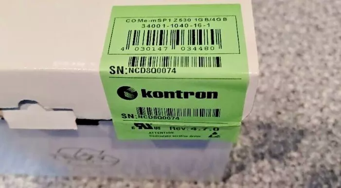 Kontron Module COMe-mSP1 34001-1040-16-1