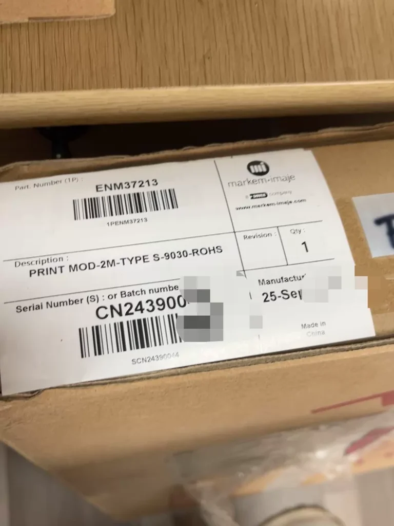 Markem-Imaje ENM37213 print module MOD-2M-TYPE S-9030-ROHS thumbnail