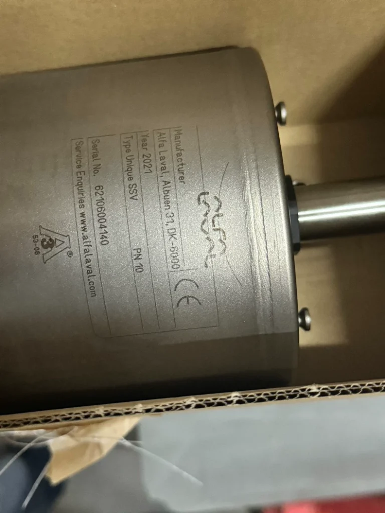 Alfa Laval Valve 9613361176 with 9611926500  9611926703 thumbnail