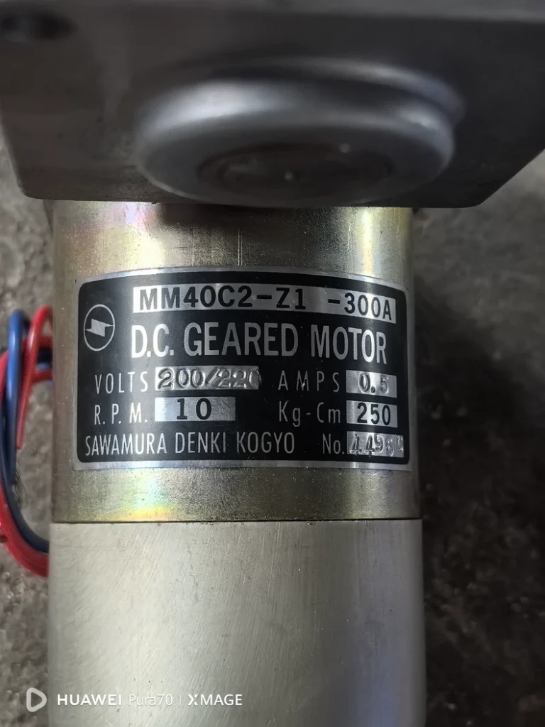 SAWAMURA DENKI KOGYO MM40C2-Z1 -300A  motor