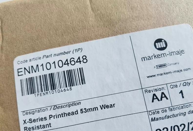 Markem-imaje Printhead 53mm ENM10104648 KCE -53-12PAT1-MKMF thumbnail
