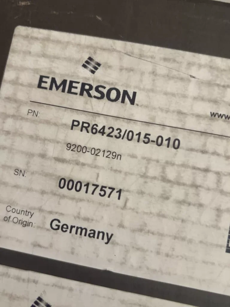 EMERSON Sensor PR6423/015-010+CON021 thumbnail