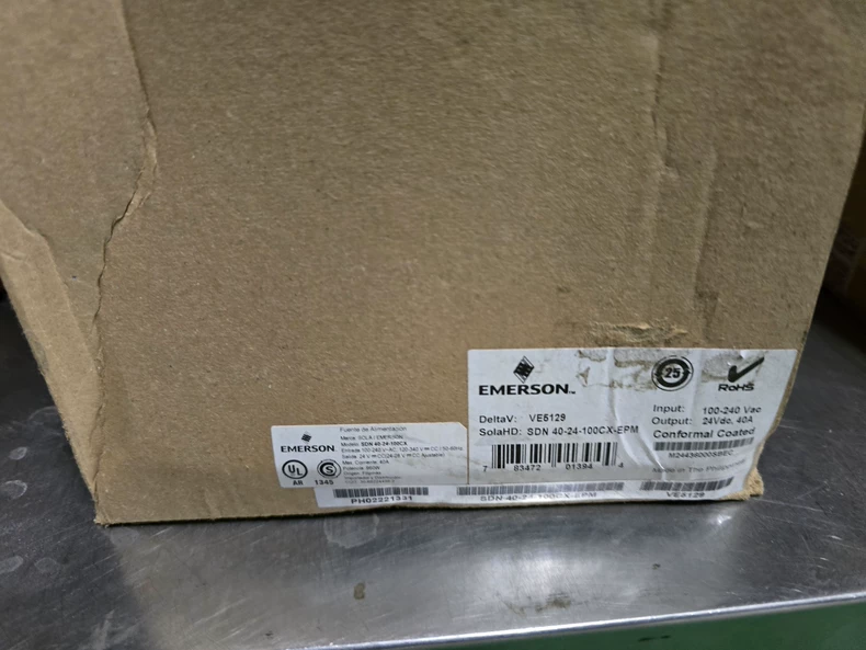 Emerson Deltav VE-5129.SDN 40-24-100CX-EPM Emerson 40A Module power supply thumbnail