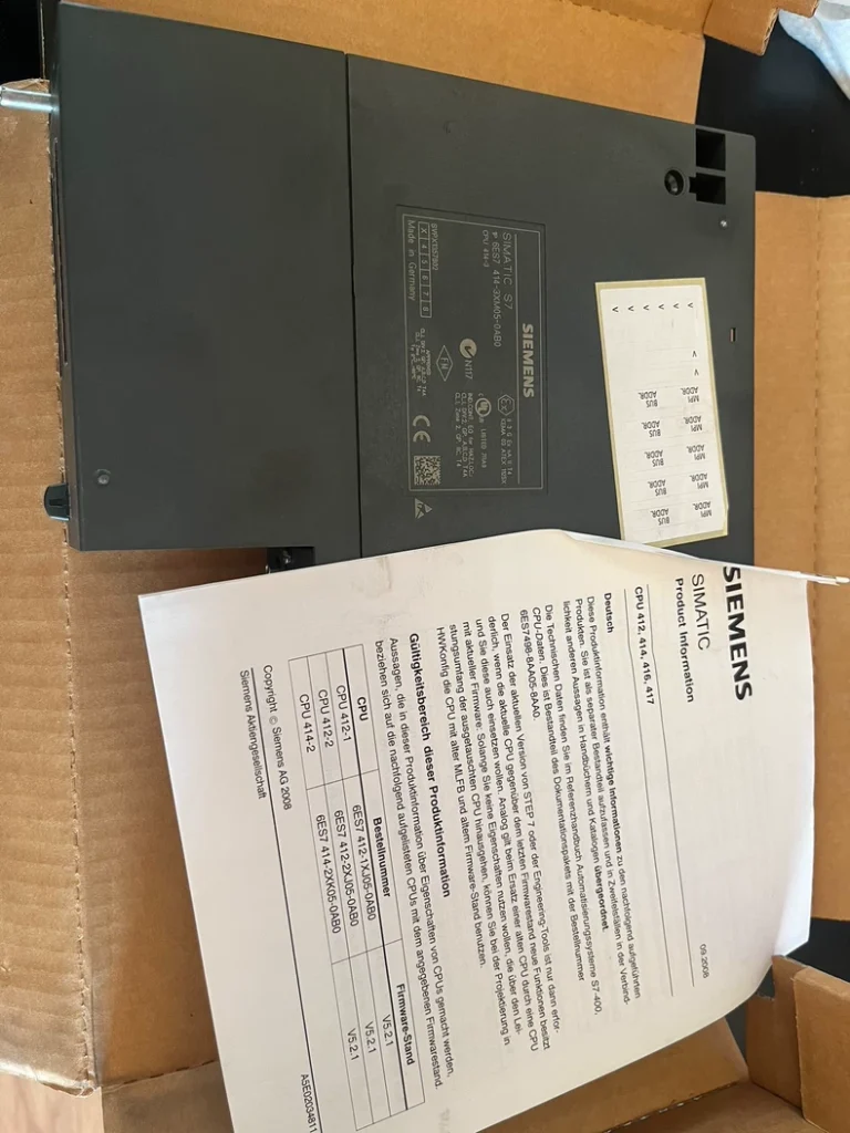 SIEMENS 6ES7414-3XM05-0AB0 cpu
