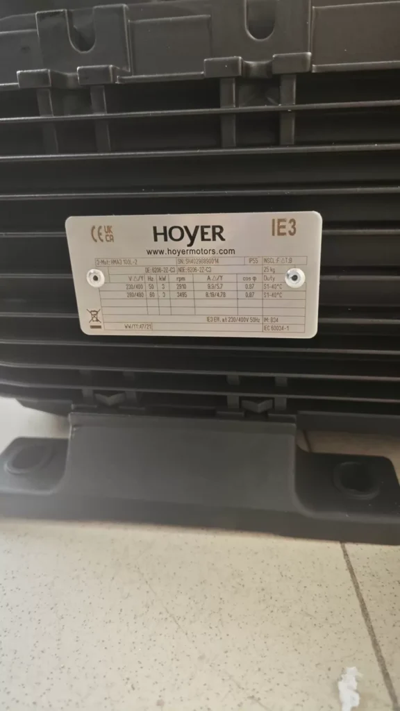 Hoyer HMA3 100L-2 Motor