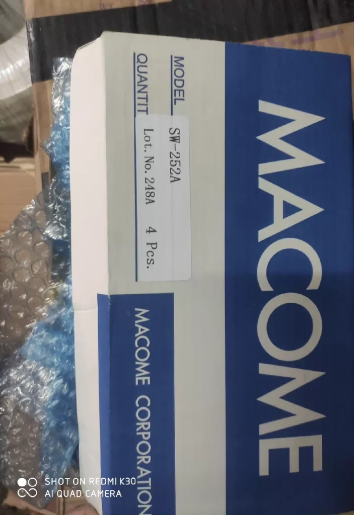 MACOME SW-252A Proximity Switch thumbnail