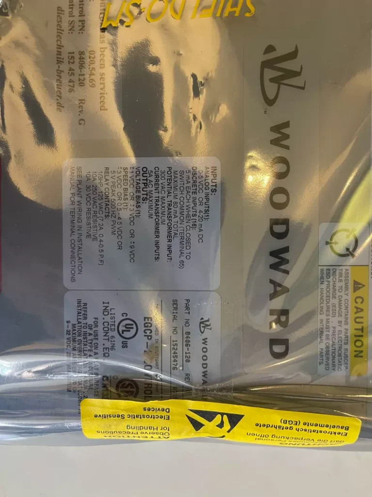 Woodward 8406-120 EGCP-2 Controller thumbnail