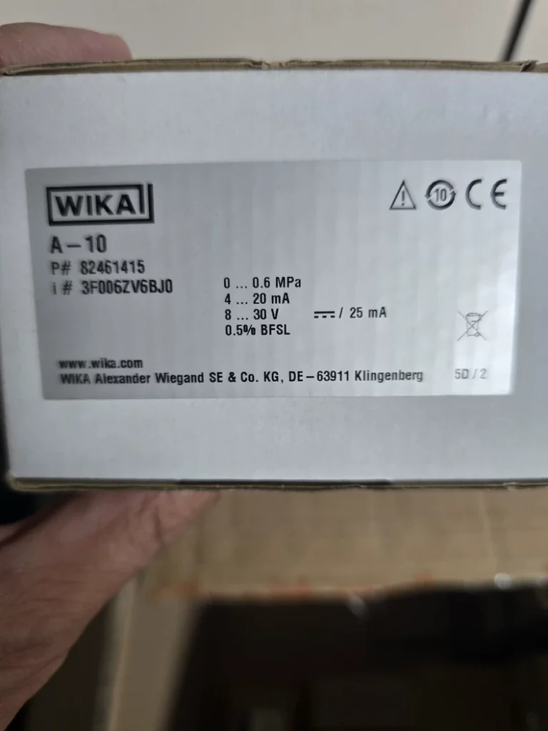 WIKA A-10 Pressure Transmitter thumbnail