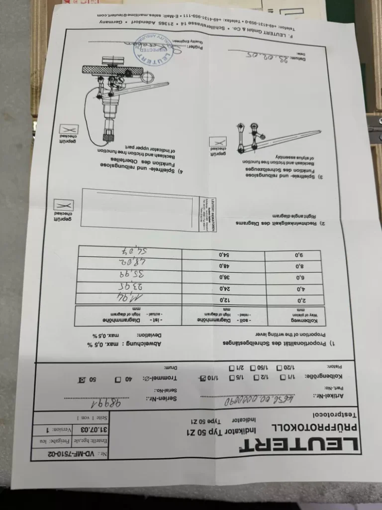 LEUTER 50Z1-98991 Performance indicator thumbnail