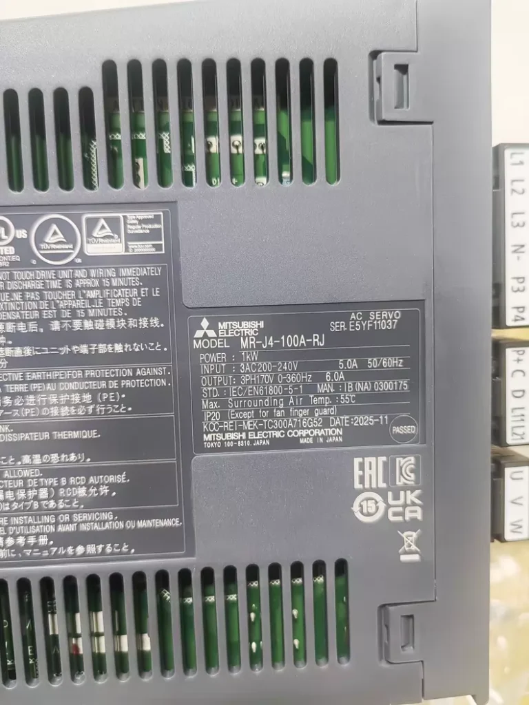 Mitsubishi MR-J4-100A-RJ driver thumbnail