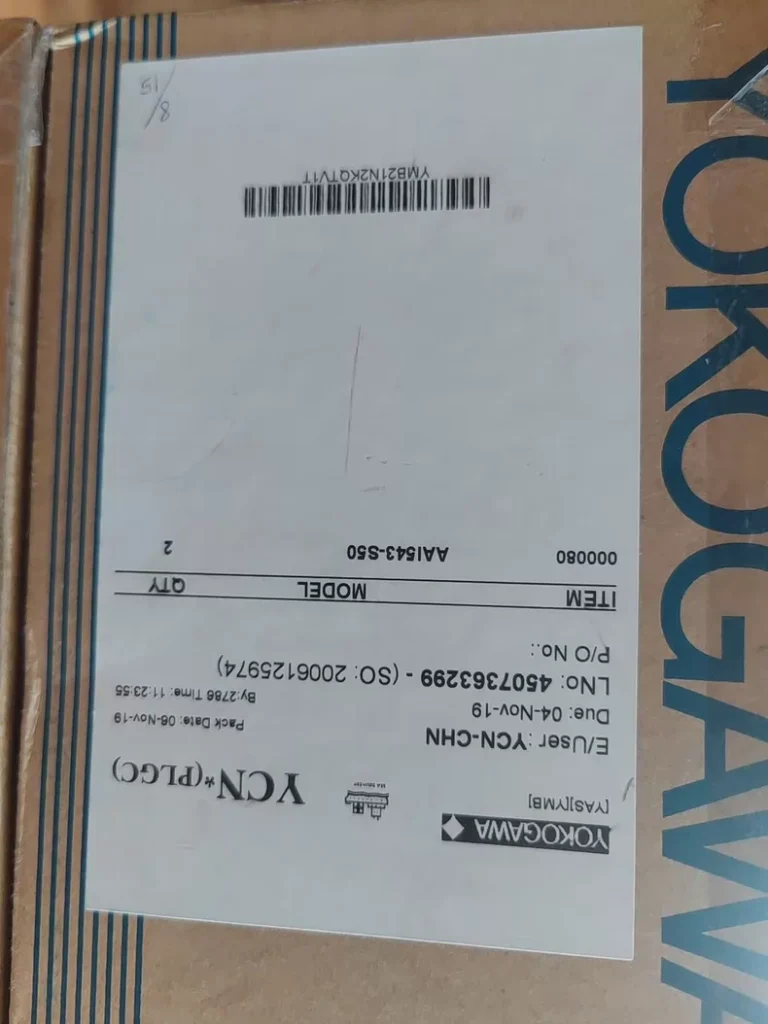 Yokogawa AAI543-S50 Analog Output Module thumbnail