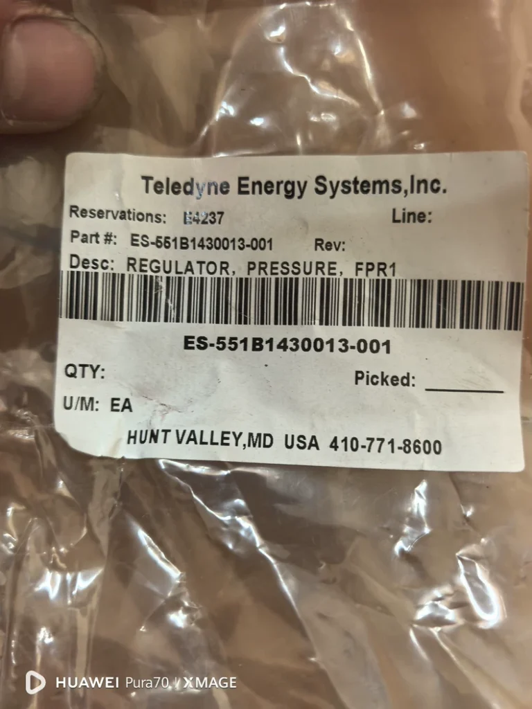 Swagelok ES-551B1430013-001 Pressure Regulator thumbnail