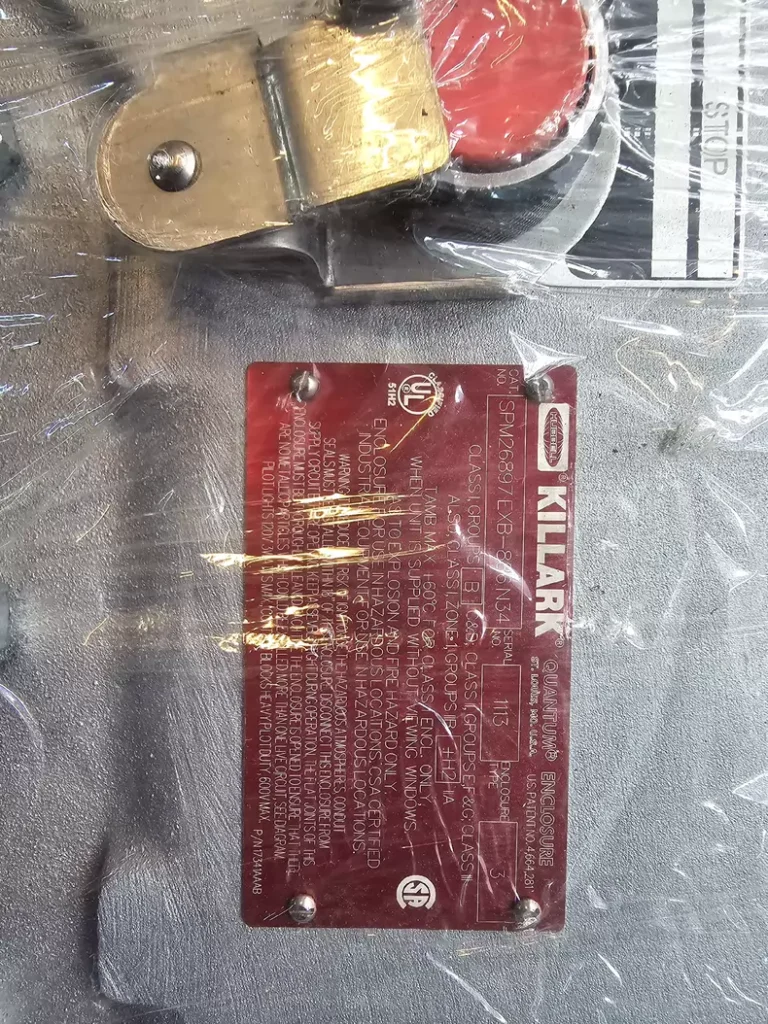 KILLARK SPM26897 EXB-886.N34. Explosion-proof control box thumbnail