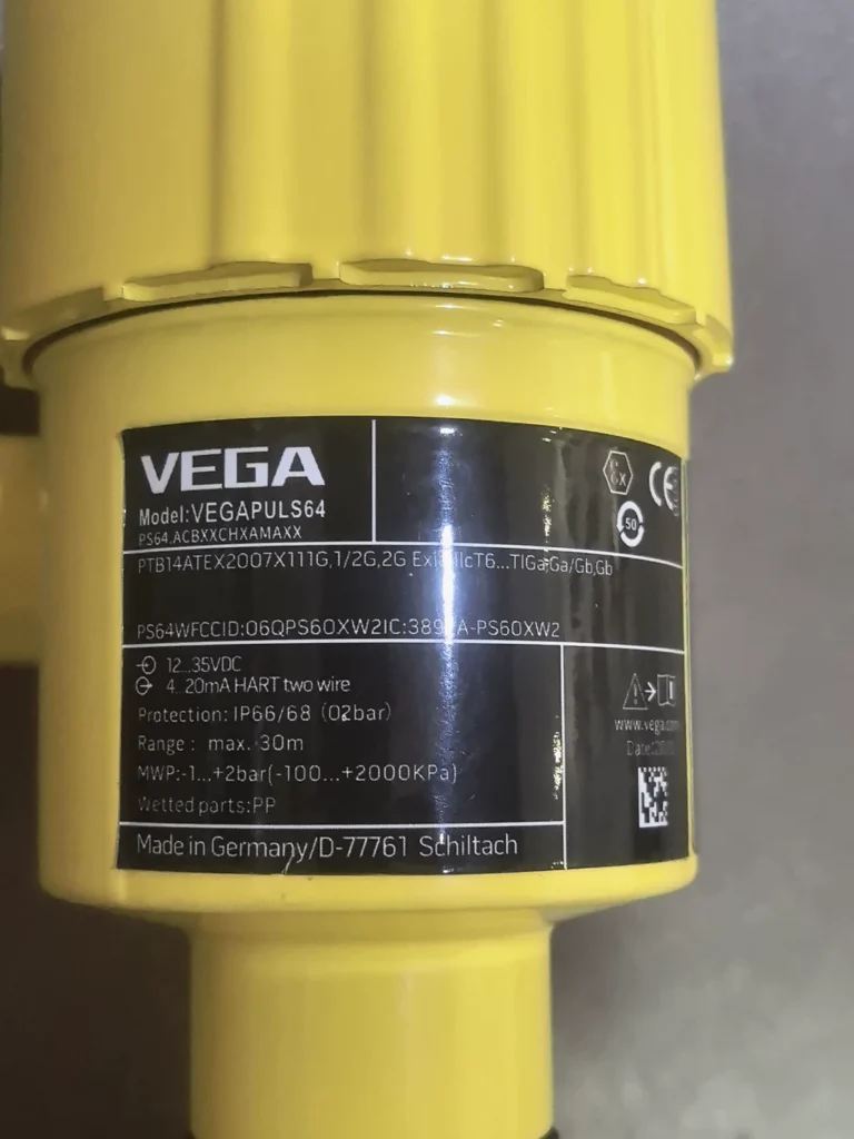 VEGA LEVEL SWITCH VEGA PULS64 PTB14ATEX2007X111GPS64.ACBXXCHXAMAXX thumbnail