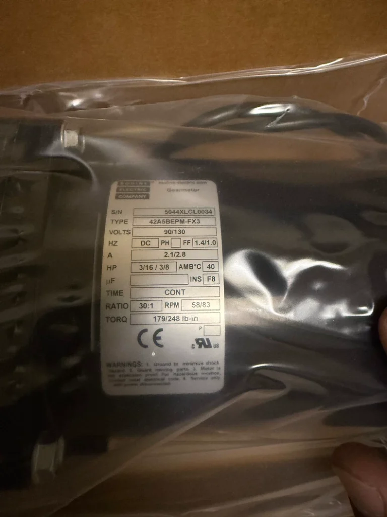 BODINE 42A5BEPM-FX3 motor