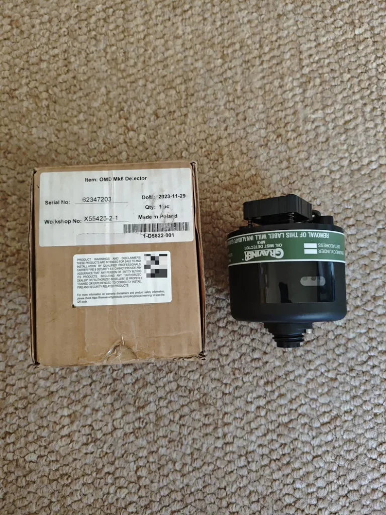 GRAVINER OIL MIST DETECTOR E3561-301 MK6 thumbnail