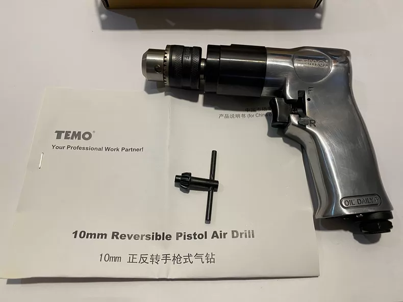 TEMO 10mm Reversible Pistol Air Drill TMAT20-10010C thumbnail