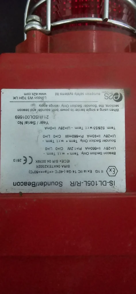 E2s IS-DL105L-R/R Audio-visual alarm thumbnail