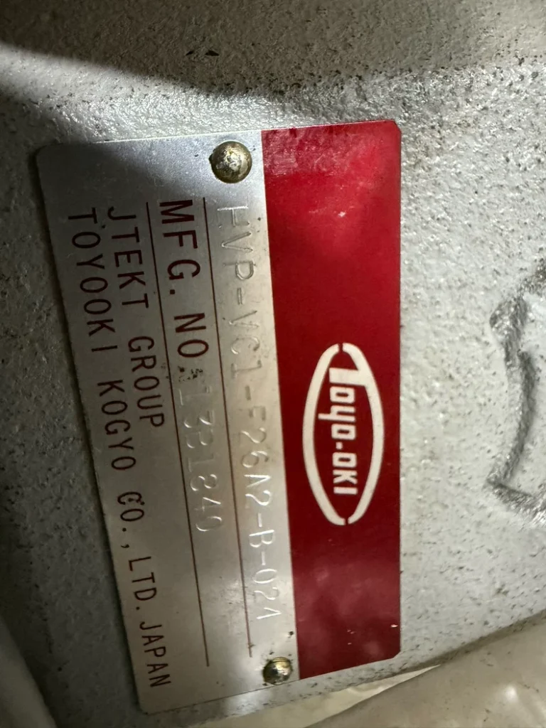 Toyooki Vane Pump HVP-VC1-F26A2-B-024