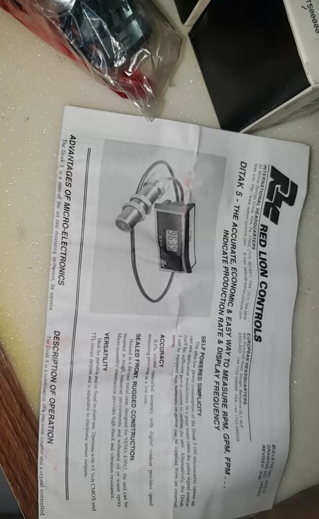 Red Lion Rate Display Meter Ditak 5 thumbnail