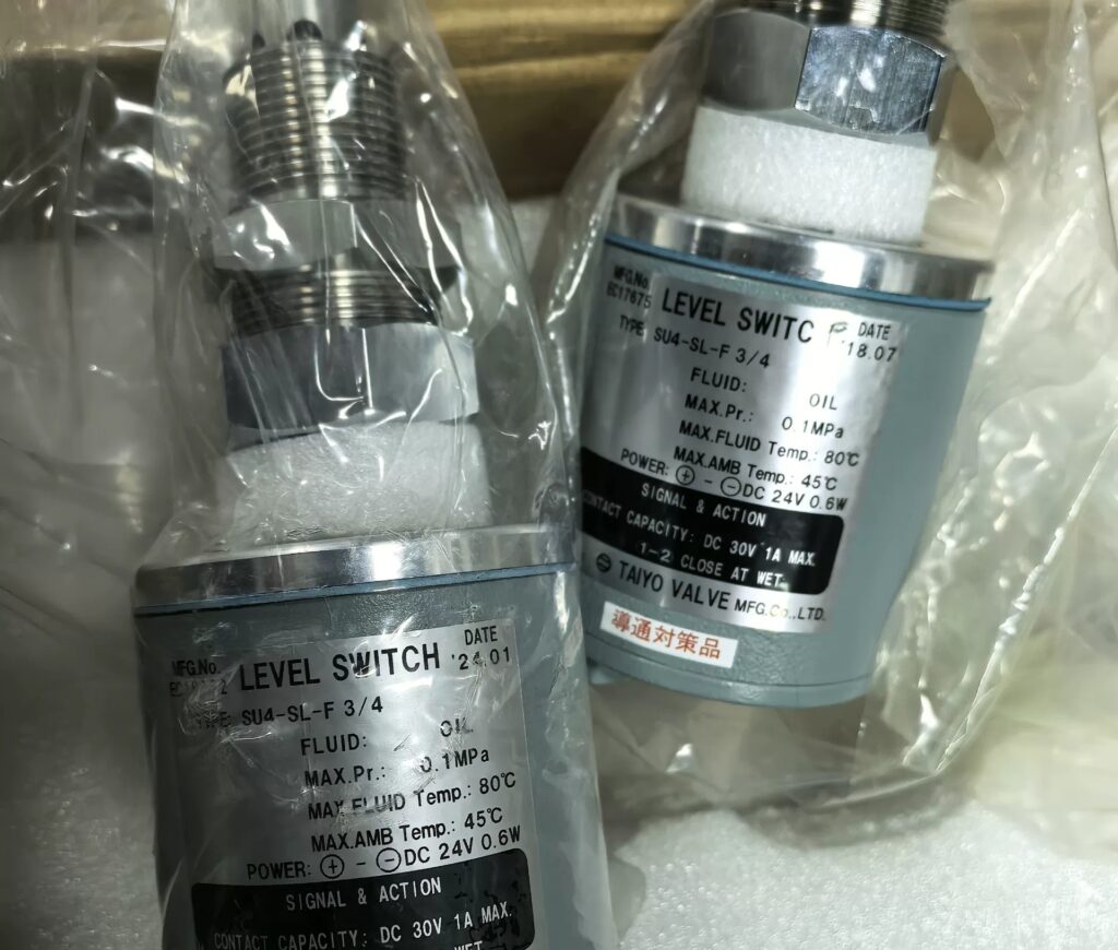 TAIYO VALVE Oil Level Sensor SU4-SL-F 3