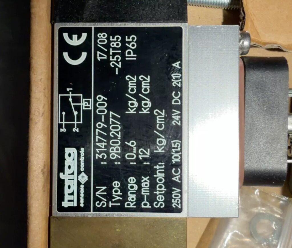 TRAFAG Pressure Sensor 9B0.2077 thumbnail