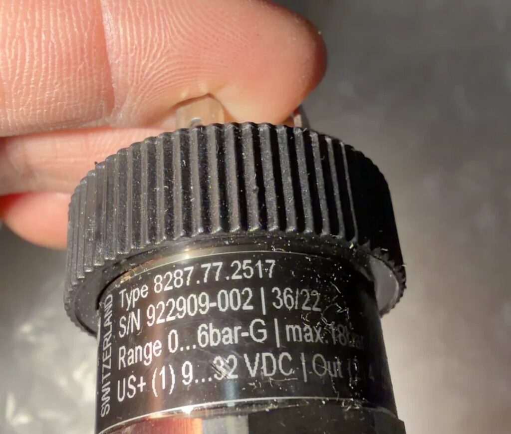 Trafag Pressure Sensor 8287.77.2517 thumbnail