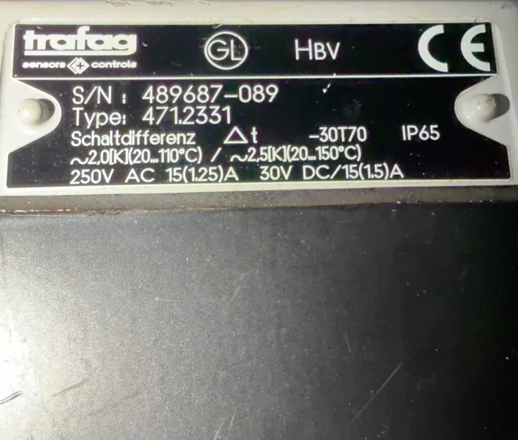 Trafag Temperature Sensor 471.2331 thumbnail