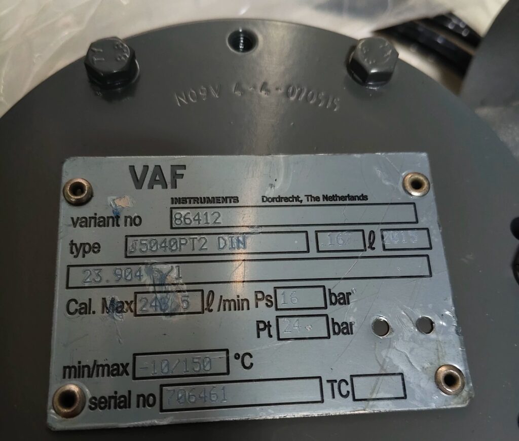 VAF Flow Meter 86412 thumbnail