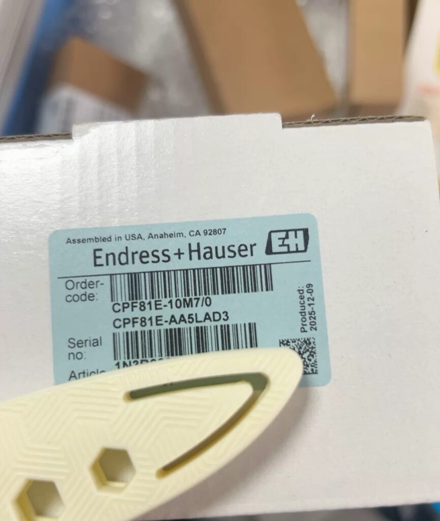 Endress+Hauser pH Electrode CPF81E-AA5LAD3