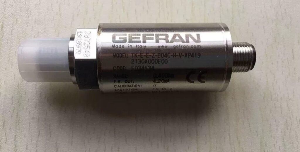 GEFRAN Pressure Switch TK-E-E-Z-B04C-H-V-XP419